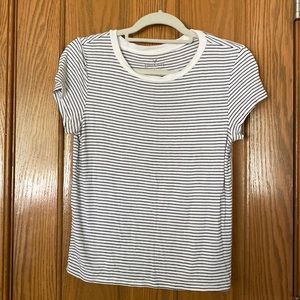 Black and white striped American Eagle shirt
